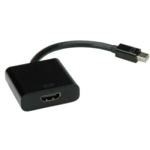 Roline VALUE adapter/kabel Mini DisplayPort - HDMI, M/F, 0.15m   /  12.99.3129
